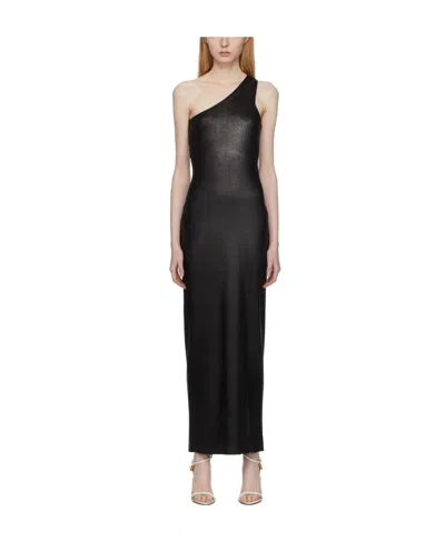Tom Ford One-shoulder Slim Dress In Black