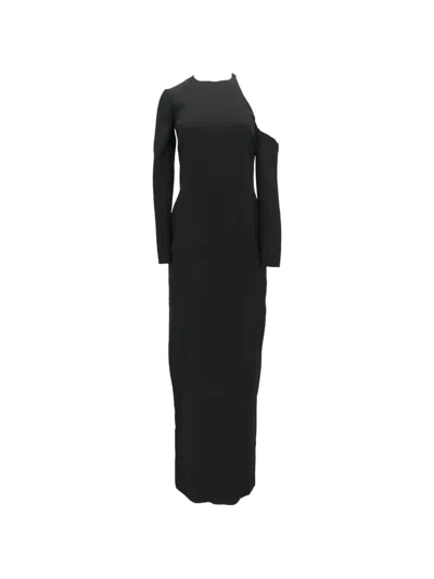 Tom Ford One-shoulder Cut-out Maxi Dress In Black