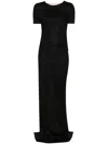 Tom Ford Open-back Gown In Black