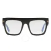 Tom Ford Open Box -  Renee Blue Light Block Browline Ladies Eyeglasses Ft0847 001 52