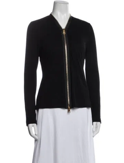 Pre-owned Tom Ford Open Front Sweater In Black