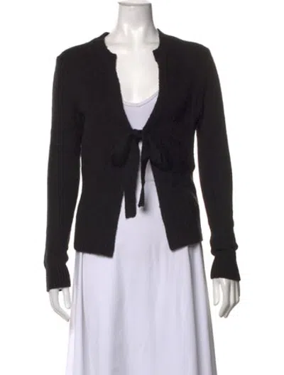 Pre-owned Tom Ford Open Front Sweater In Black