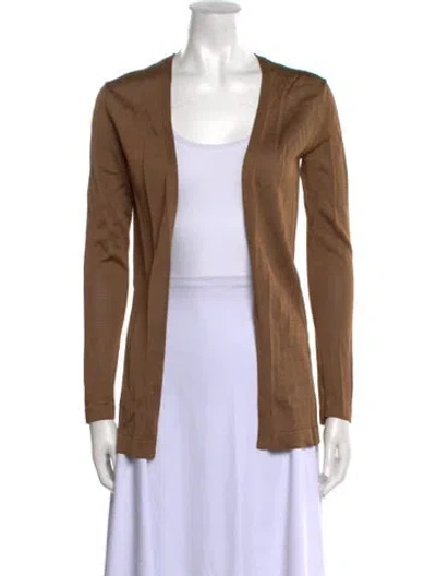 Pre-owned Tom Ford Open Front Sweater In Brown