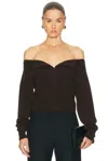 Tom Ford Open-neck Cardigan In Brown