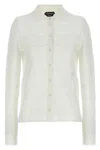 Tom Ford Openwork Cardigan Sweaters And Cardigans In White