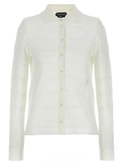 TOM FORD OPENWORK CARDIGAN