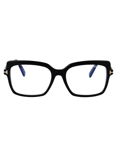 Tom Ford Ft5947-b Glasses In 001 Nero Lucido