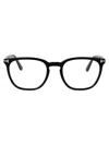 Tom Ford 50mm Square Blue Light Blocking Glasses In 001 Nero Lucido