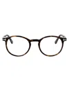Tom Ford 53mm Square Blue Light Blocking Glasses In 052 Avana Scura