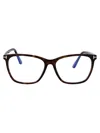 Tom Ford Blue Light Block Cat Eye Ladies Eyeglasses Ft5949-b 001 56 In 052 Avana Scura