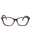 Tom Ford Blue Light Block Cat Eye Ladies Eyeglasses Ft5949-b 001 56 In 052 Avana Scura