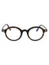 Tom Ford Marrone Chiaro Acetate Optical Glasses In 052 Avana Scura