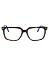 Tom Ford Womens Black Tr001853 Round-frame Acetate Optical Glasses In Avana Scura