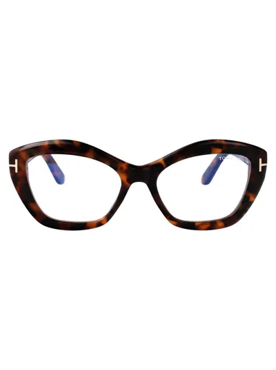 Tom Ford Ft6044-b Glasses In Avana Scura
