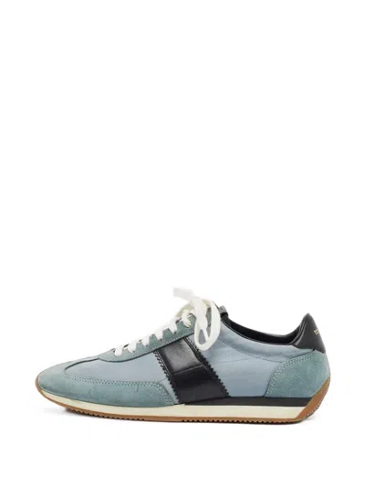Pre-owned Tom Ford Orford Low-top Sneakers In Blue