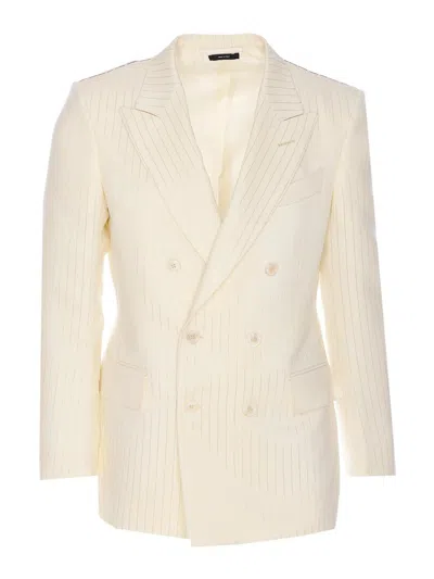 TOM FORD CHAQUETA CASUAL - BLANCO