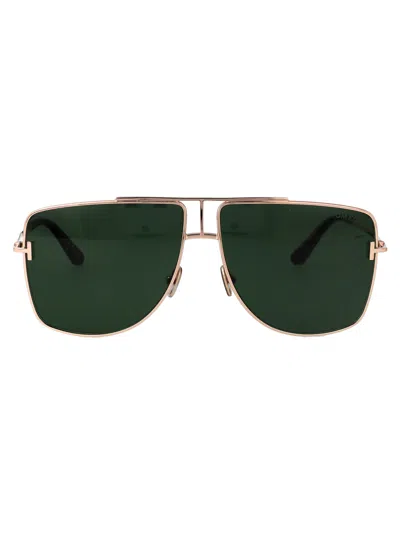 Tom Ford Eliott-02 Ft1307 28n In Metallic