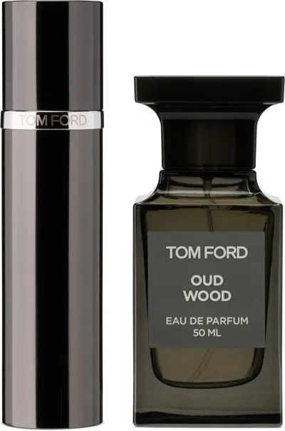 Tom Ford Oud Wood Eau De Parfum & Atomizer Set, 50 & 10 ml In N/a