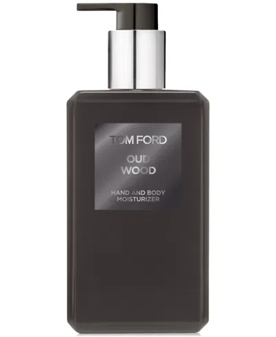 Tom Ford Oud Wood Hand & Body Moisturizer, 8.4 Oz. In Transparent