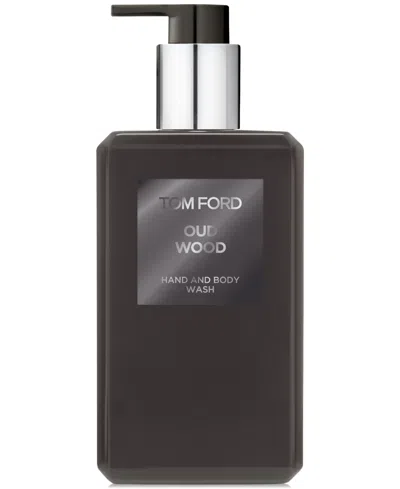 Tom Ford Oud Wood Hand & Body Wash, 8.4 Oz. In Transparent
