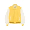 Tom Ford Striped-trim Buttoned Jacket In Yellow