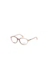 Tom Ford Oval Frame Design Flat Mirror In Nude