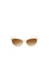 Tom Ford Oval Sunglasses In Brown