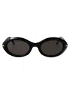 Tom Ford Oval Sunglasses Ft1186/s 01 A