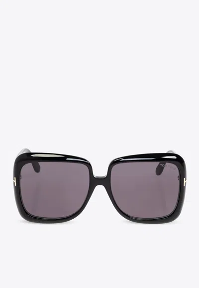 TOM FORD OVER-SIZED SQUARE SUNGLASSES