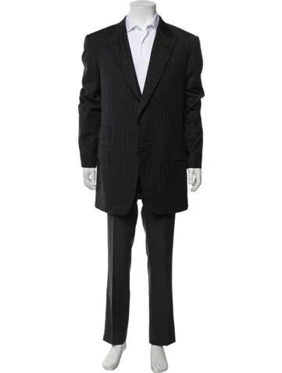 Pre-owned Tom Ford Overcoat In Black