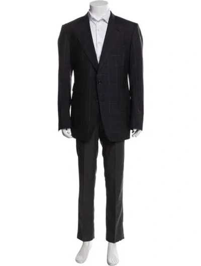 Pre-owned Tom Ford Overcoat In Blue