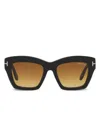 Tom Ford Oversize-frame Sunglasses In Black