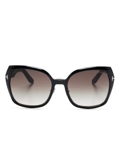 Tom Ford Oversize-frame Sunglasses In Black