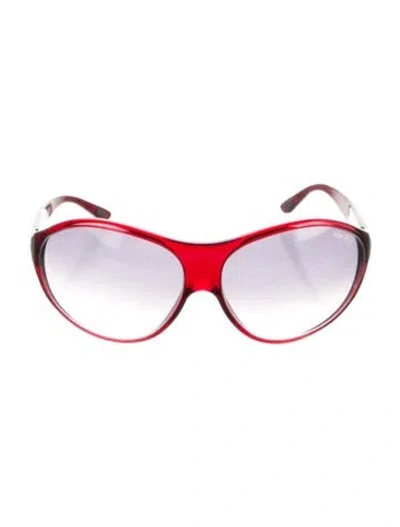 Pre-owned Tom Ford Oversize Gradient Sunglasses