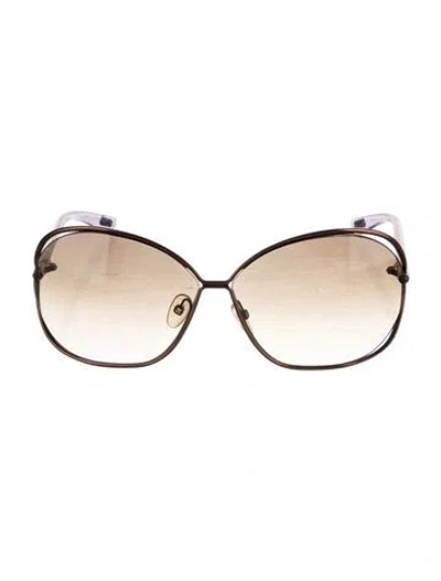 Pre-owned Tom Ford Oversize Gradient Sunglasses