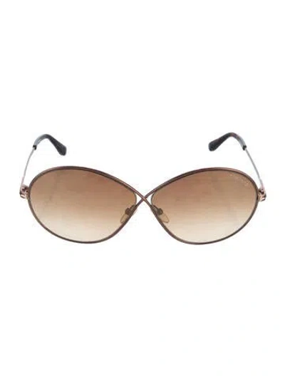 Pre-owned Tom Ford Oversize Gradient Sunglasses