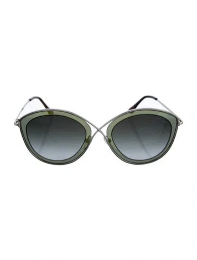 Pre-owned Tom Ford Oversize Gradient Sunglasses