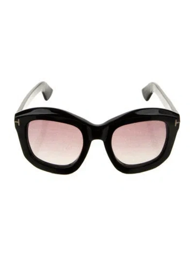 Pre-owned Tom Ford Oversize Gradient Sunglasses In Black