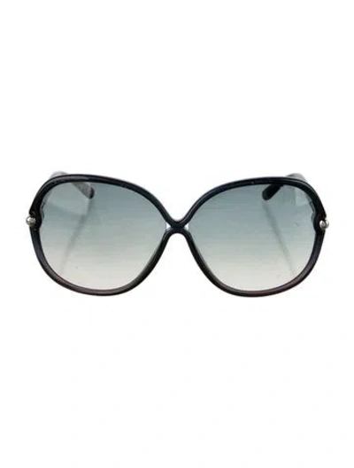 Pre-owned Tom Ford Oversize Gradient Sunglasses In Black