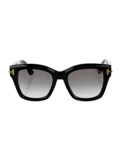 Pre-owned Tom Ford Oversize Gradient Sunglasses In Black