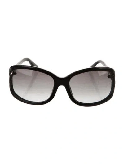 Pre-owned Tom Ford Oversize Gradient Sunglasses In Black