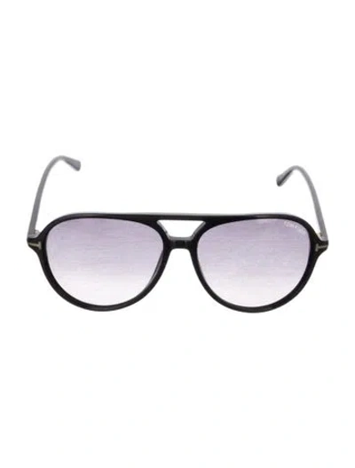Pre-owned Tom Ford Oversize Gradient Sunglasses In Black