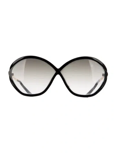 Pre-owned Tom Ford Oversize Gradient Sunglasses In Black