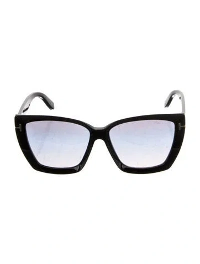 Pre-owned Tom Ford Oversize Gradient Sunglasses In Black