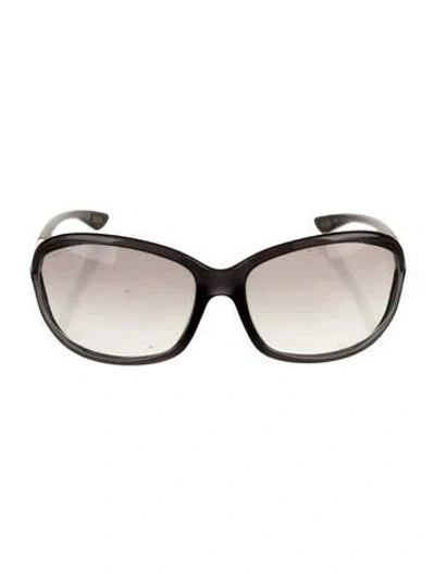 Pre-owned Tom Ford Oversize Gradient Sunglasses In Black
