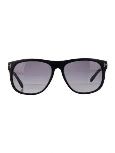 Pre-owned Tom Ford Oversize Gradient Sunglasses In Black