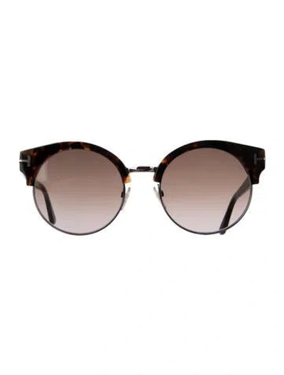 Pre-owned Tom Ford Oversize Gradient Sunglasses In Black