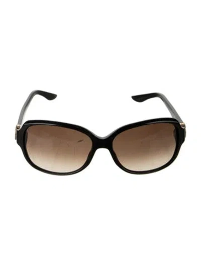 Pre-owned Tom Ford Oversize Gradient Sunglasses In Black