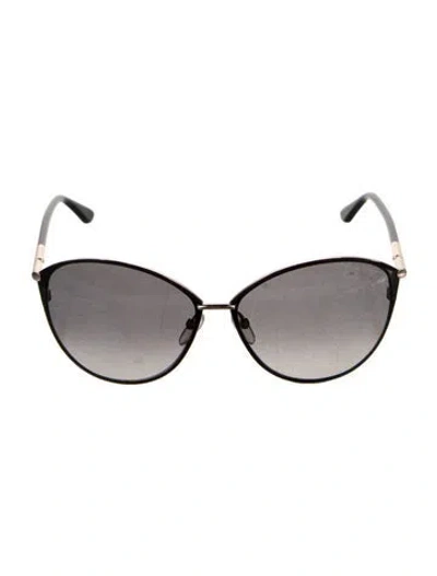 Pre-owned Tom Ford Oversize Gradient Sunglasses In Black