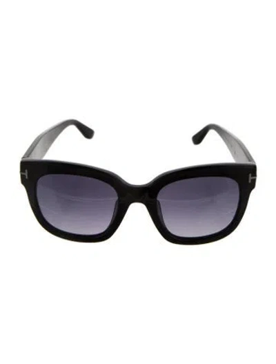 Pre-owned Tom Ford Oversize Gradient Sunglasses In Black